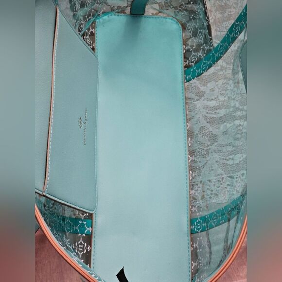 Nanette Lepore 2 on 1 Clear Shoulder Tote Bag EUC - Picture 4 of 6